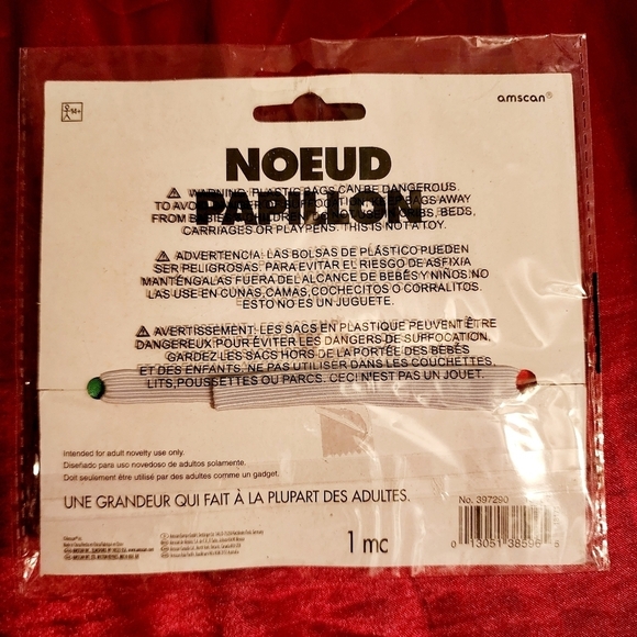 NWT Rainbow Bow Tie Clown Halloween Costume Accessory Cosplay Adult One Size New - Picture 2 of 4